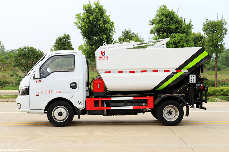 東風(fēng)途逸無泄漏后裝掛桶垃圾車（3方）