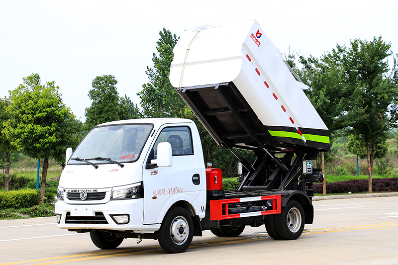 東風(fēng)途逸無泄漏后裝掛桶垃圾車（3方）