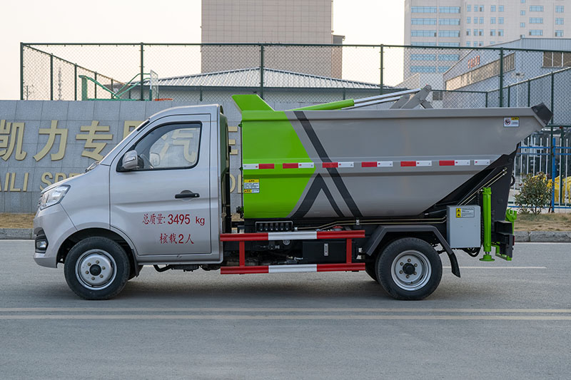 長安（后雙輪）無泄漏后裝掛桶垃圾車(4方)