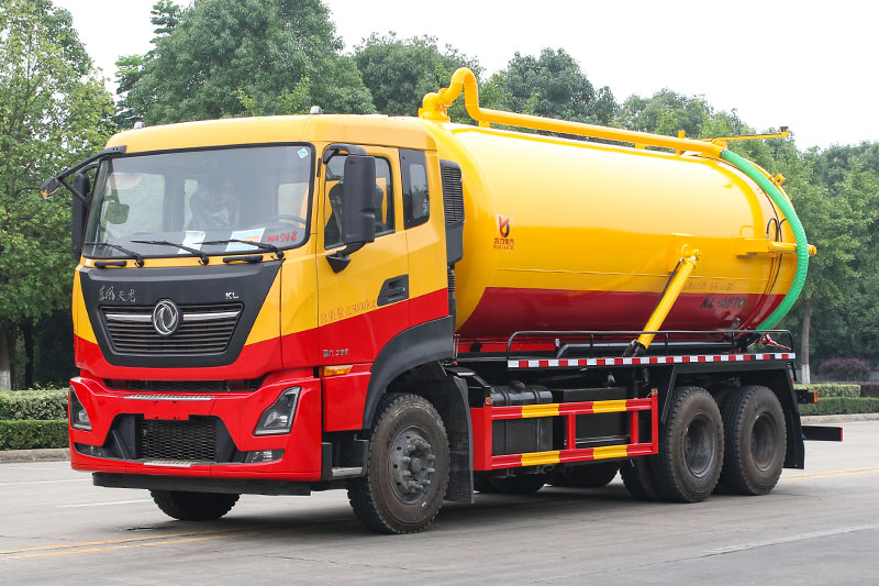 東風(fēng)天龍后八輪吸污車（18方）