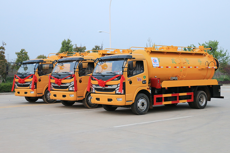 東風(fēng)大多利卡清洗吸污車(chē)（一體罐）（清水 污水9.5方）