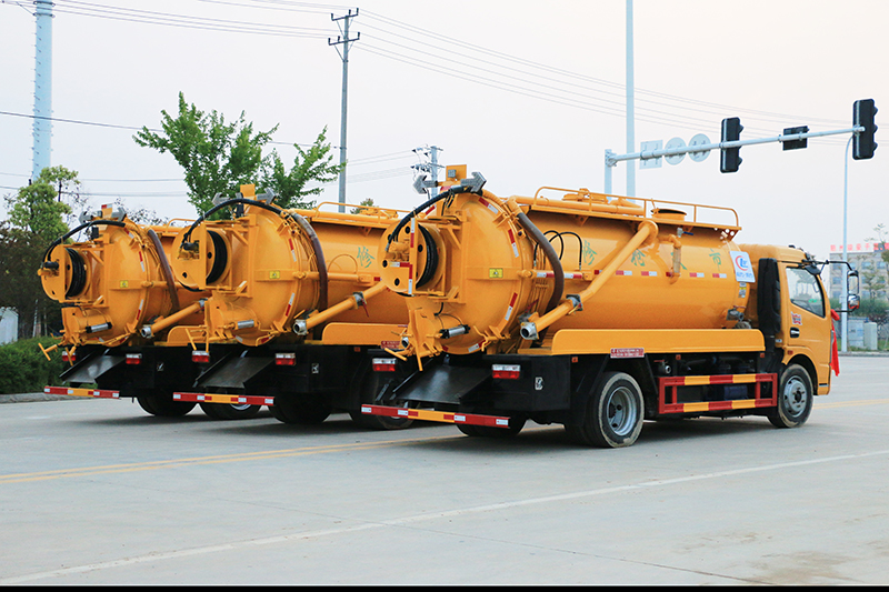 東風(fēng)大多利卡清洗吸污車(chē)（一體罐）（清水 污水9.5方）