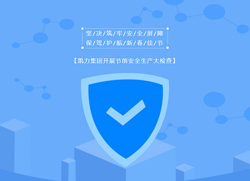 【特別報道】堅(jiān)決筑牢安全屏障 保駕護(hù)航新春佳節(jié)  凱力集團(tuán)開展節(jié)前安全生產(chǎn)大檢查