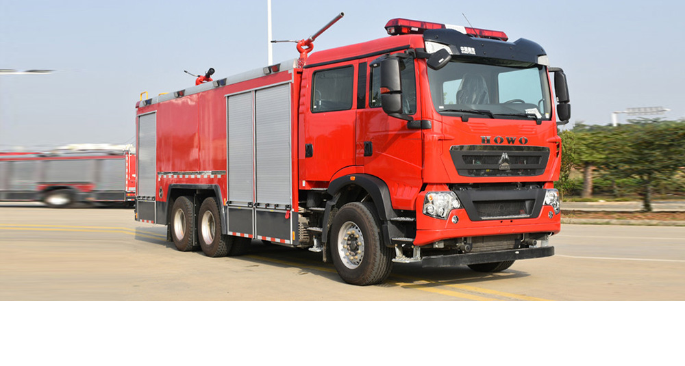 豪沃后雙橋干粉水聯(lián)用消防車圖3