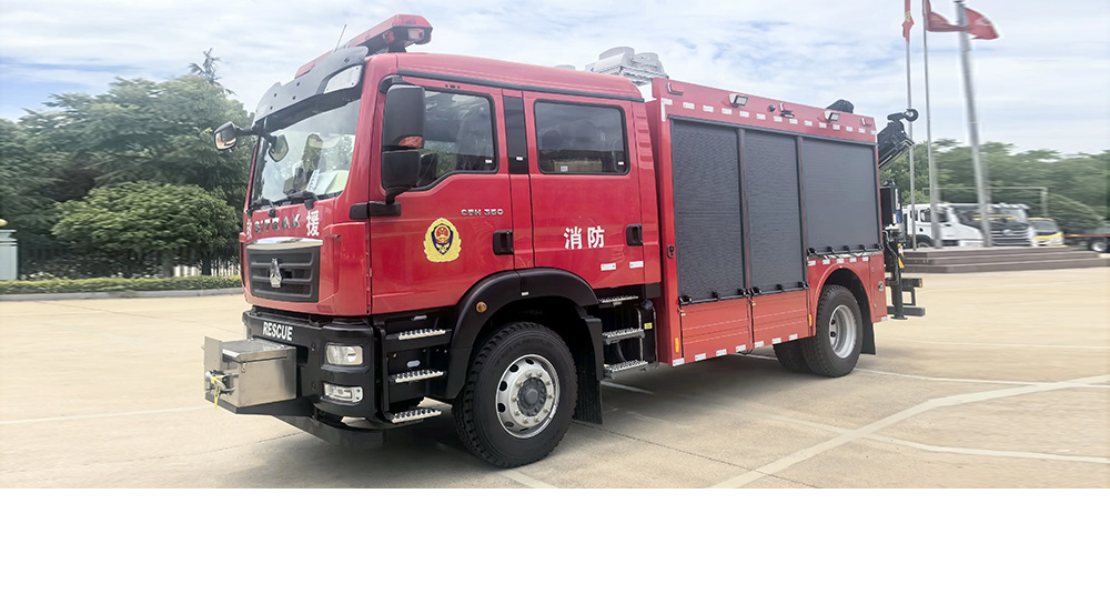 汕德卡單橋搶險救援消防車圖1
