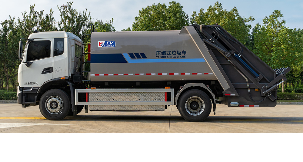 東風(fēng)天錦純電壓縮式垃圾車圖6