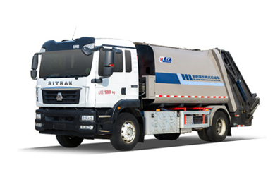 重汽純電壓縮式垃圾車