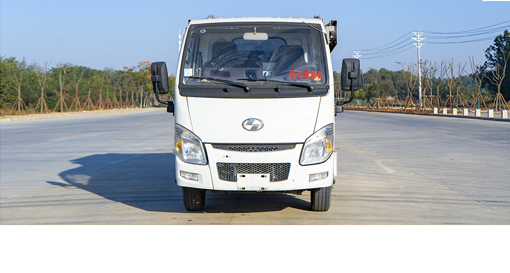 上汽躍進(jìn)純電自裝卸式垃圾車圖7