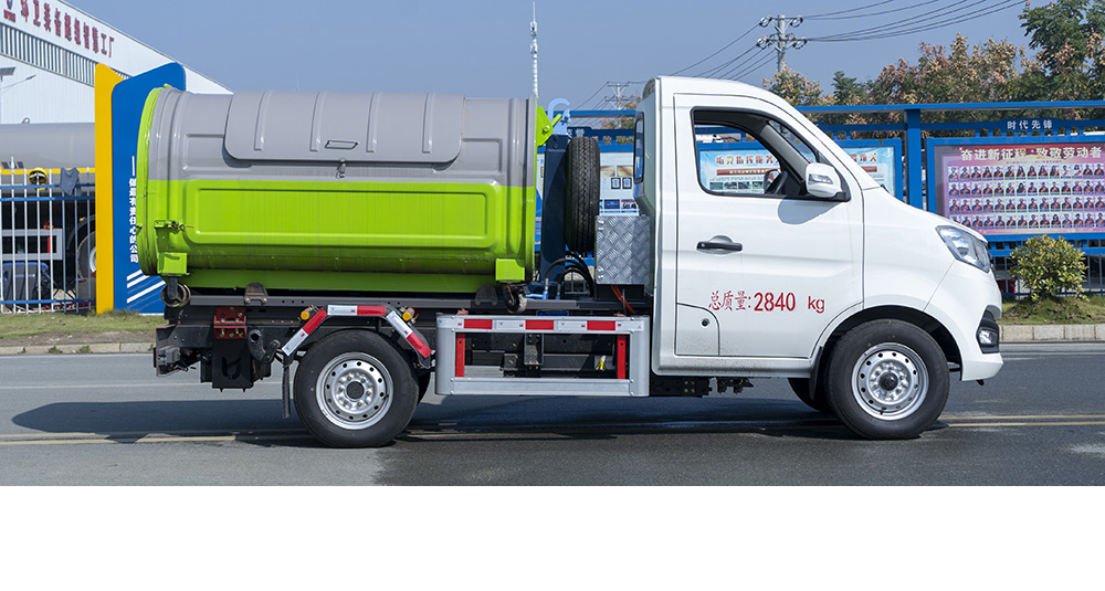長(zhǎng)安純電車(chē)廂可卸式垃圾車(chē)圖4