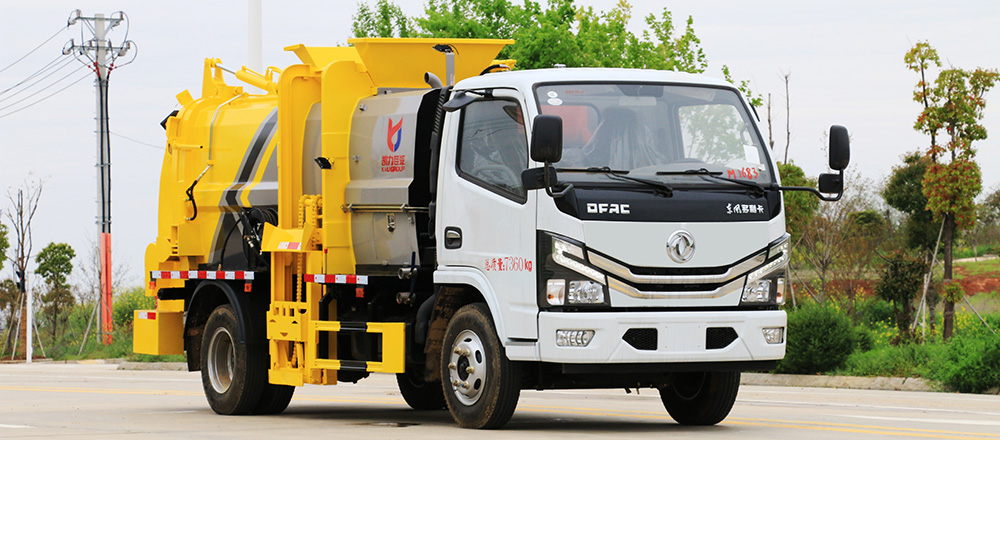 東風(fēng)D6方罐餐廚式垃圾車圖1