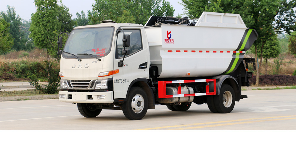 駿鈴V3自裝卸式垃圾車 后裝圖2