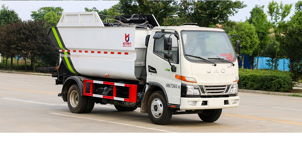 駿鈴V3自裝卸式垃圾車 后裝圖1