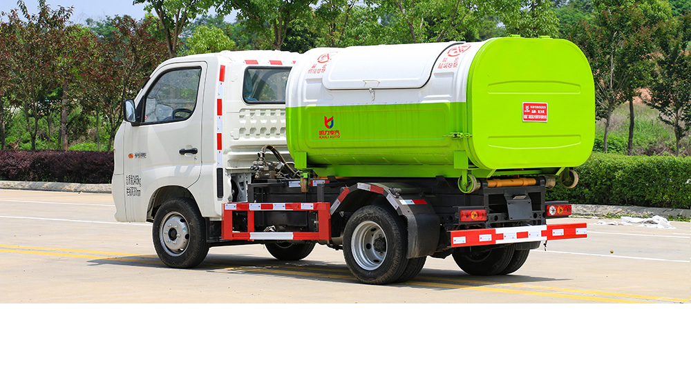 祥菱V1汽油3方車廂可卸式垃圾車圖4