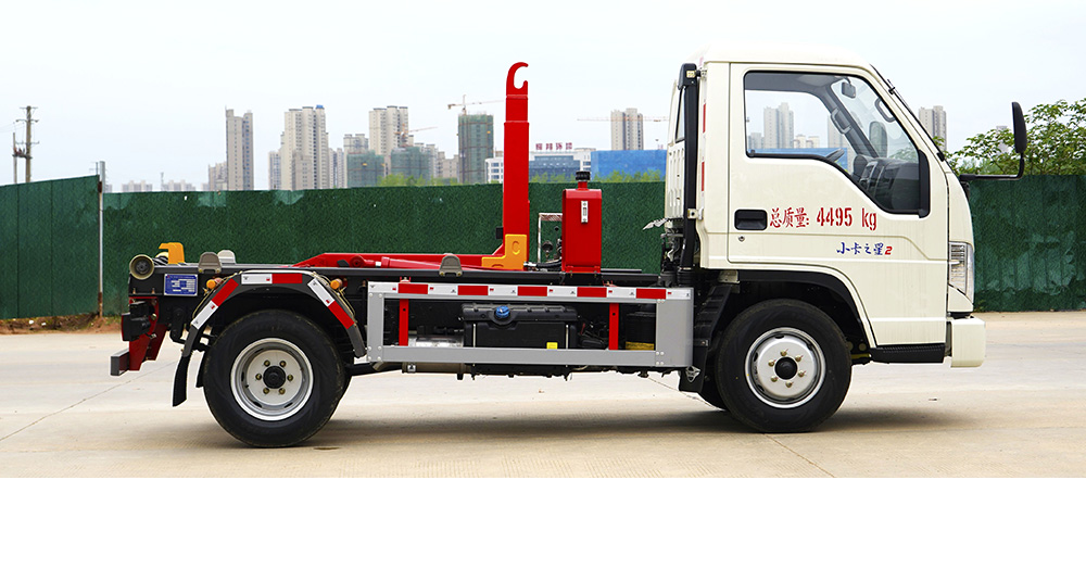 小卡之星2柴油3方車廂可卸式垃圾車圖4
