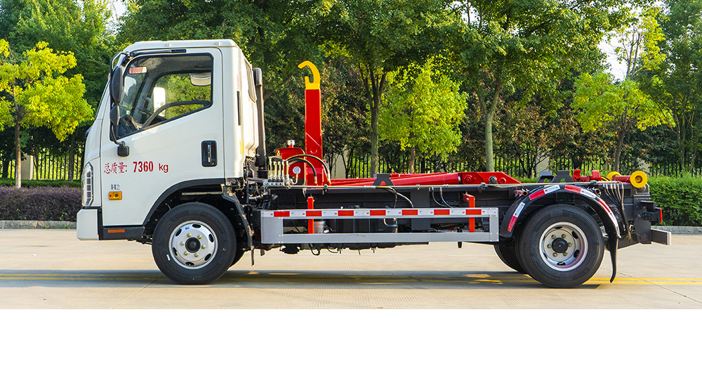 福田H2重載車廂可卸式垃圾車圖6