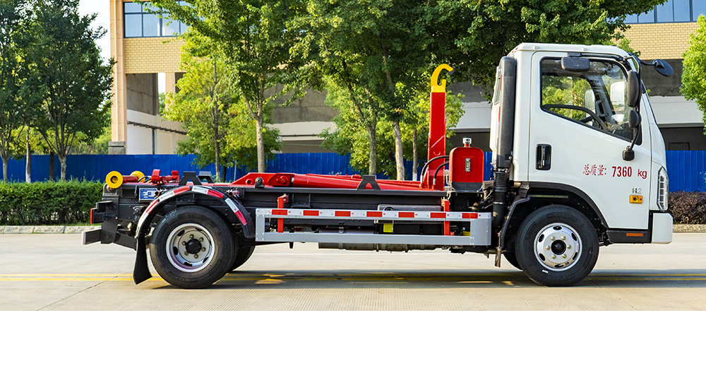 福田H2重載車廂可卸式垃圾車圖5