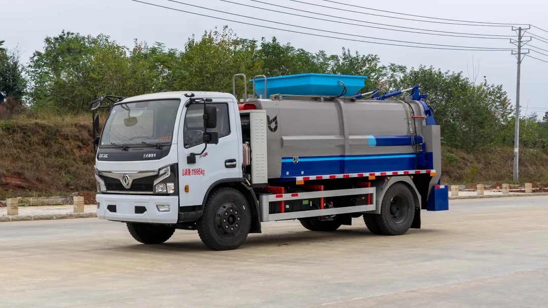 【新能源熱銷】凱力風(fēng)-大福瑞卡F7混動(dòng)8方餐廚垃圾車