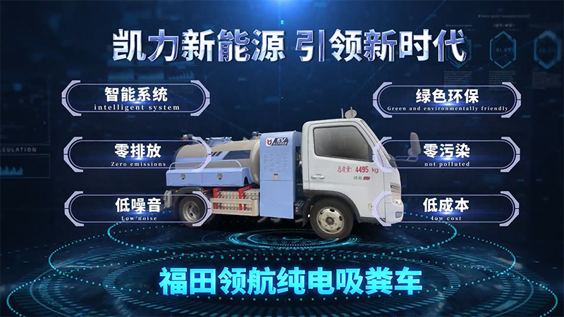 【新能源熱銷】凱力風(fēng)-福田領(lǐng)航S1純電動2.5方吸污車